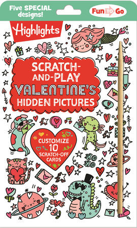 Scratch-and-Play Valentines Hidden Pictures