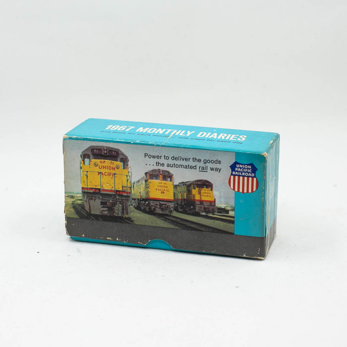 1967 Union Pacific Railroad Box Daily Diaries