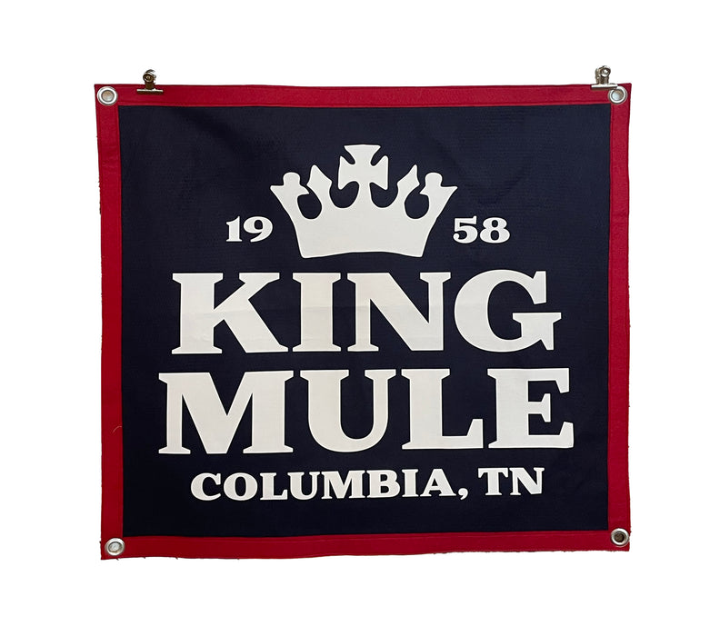 King Mule Felt Banner