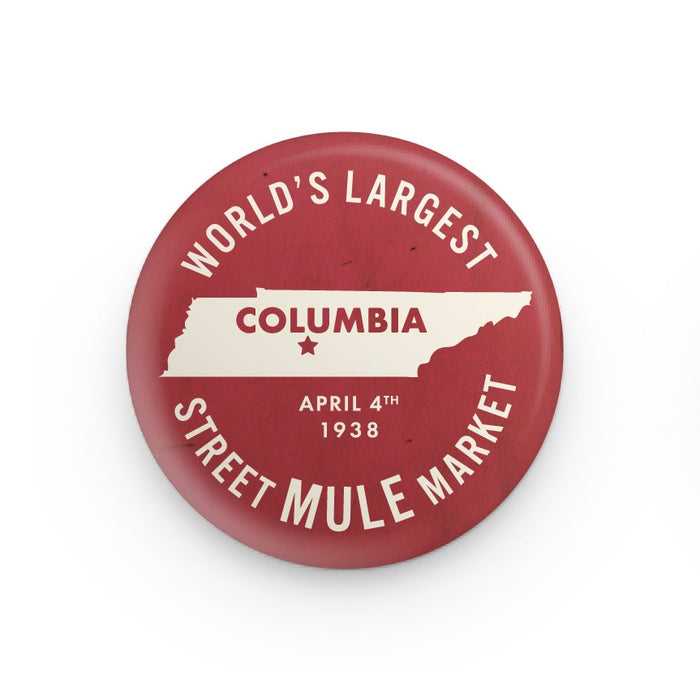 Mule Market Button Pin