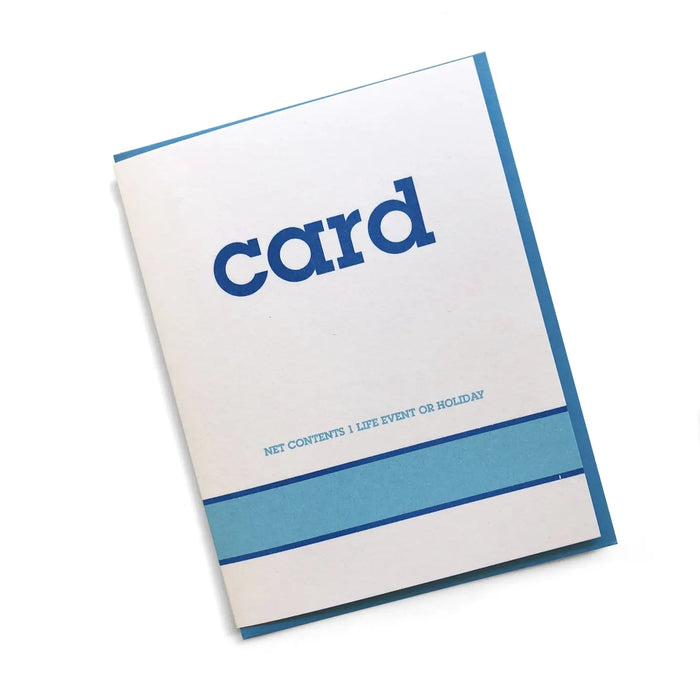 Generic Brand Card - Good For Any Occasion