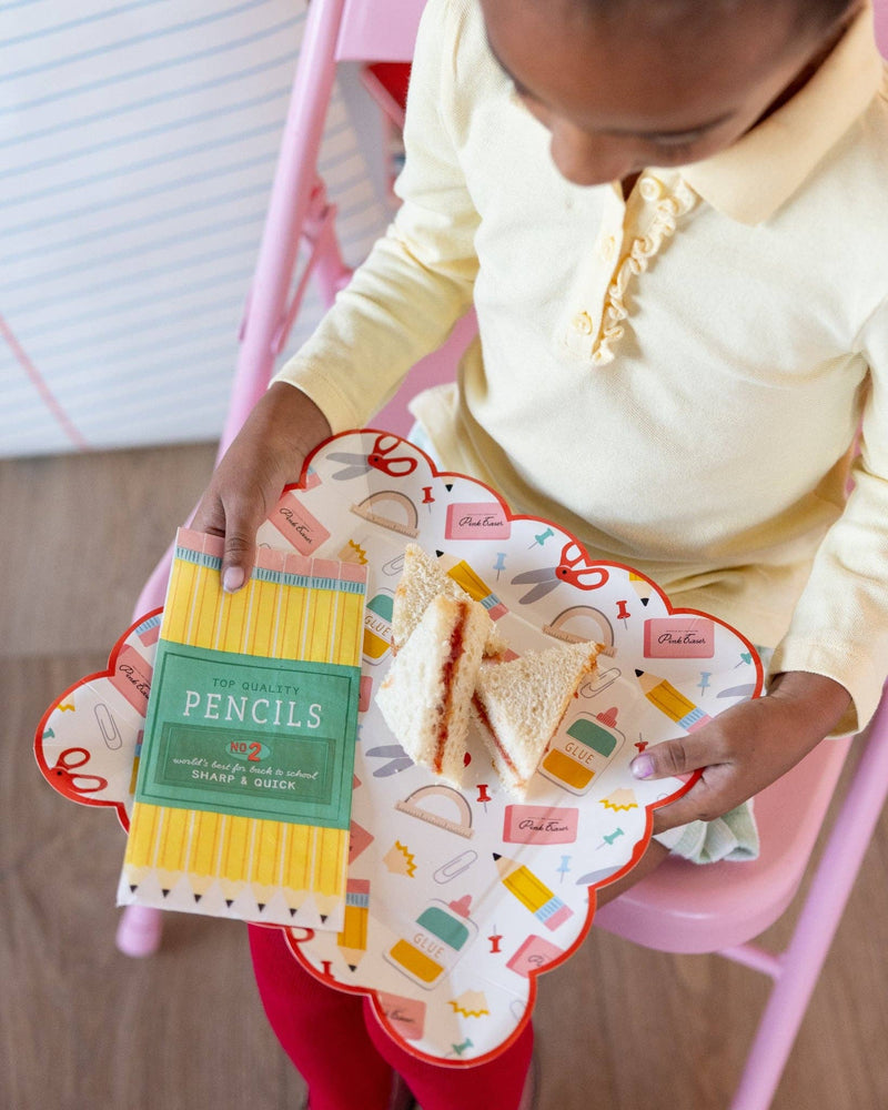 Back To School Party Plate
