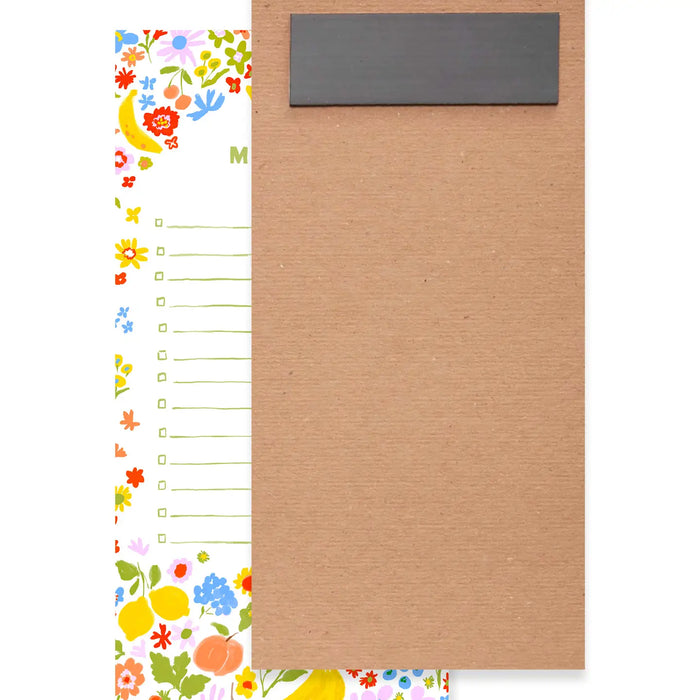 Fruit Market Magnetic Notepad