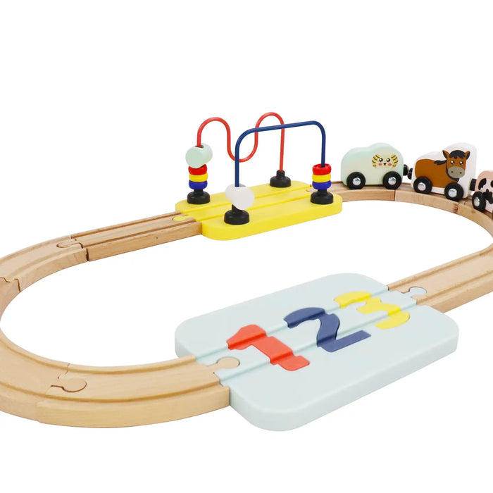 Railway 123 Puzzle and Bead Set