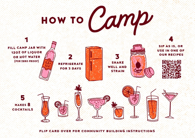 Camp Craft Cocktail Kit - Hibiscus Ginger Lemon