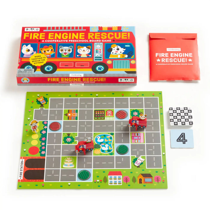 Fire Engine Rescue! Cooperative Board Game