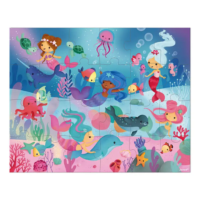 Mermaid Puzzle with Carrying Case