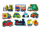 2-Piece Let's Begin Puzzle - Vehicles - Needle and Grain