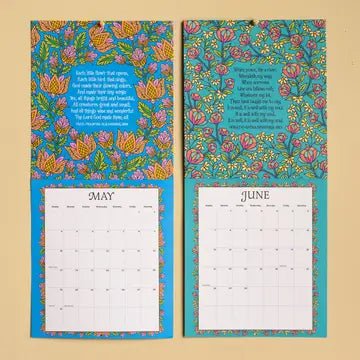 2026 Big Hymn Calendar - Needle and Grain