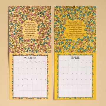 2026 Big Hymn Calendar - Needle and Grain