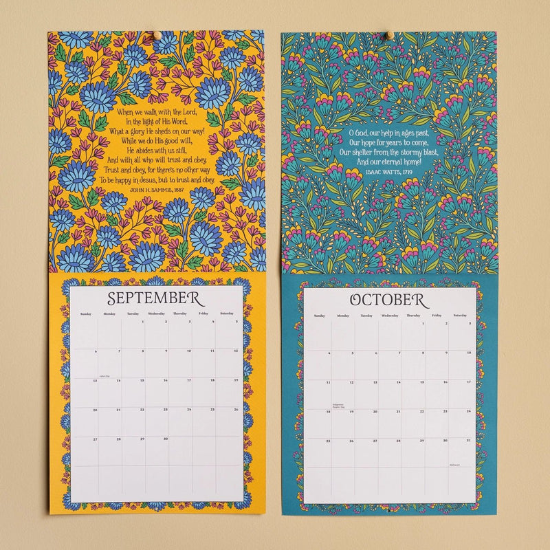 2026 Big Hymn Calendar - Needle and Grain