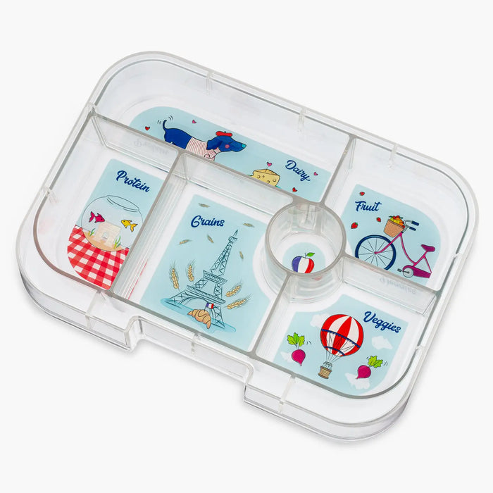 Yumbox Surf Blue Race Cars 6 Compartment Bento Box