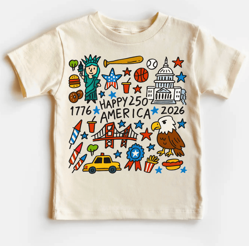 250 Years American Kid's Graphic Tee - Needle and Grain
