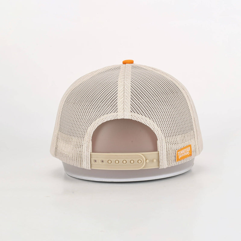 Vintage Volunteer Hat - Orange & White