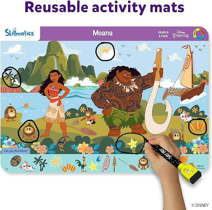 Search & Find Disney Princess Activity Mats