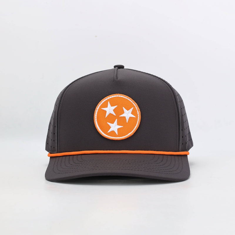 Good Shot Performance Hat - Tri-Star Smokey Grey
