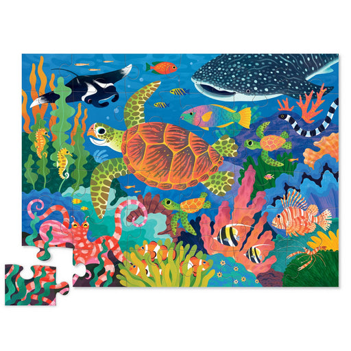 36-Piece Shaped Box Puzzle - Sea Turtle - Needle and Grain