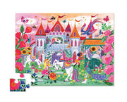 36-Piece Shaped Box Puzzle - Unicorn Castle - Needle and Grain