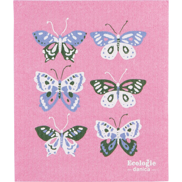 Swedish Dishcloth - Flutter Butterflies