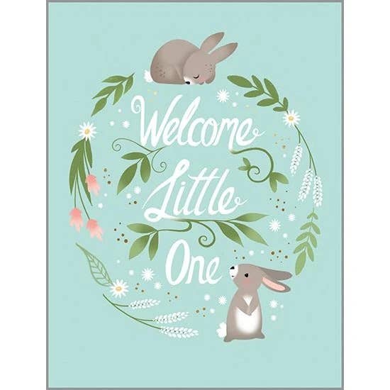 Baby Greeting Card - Little Bunnies