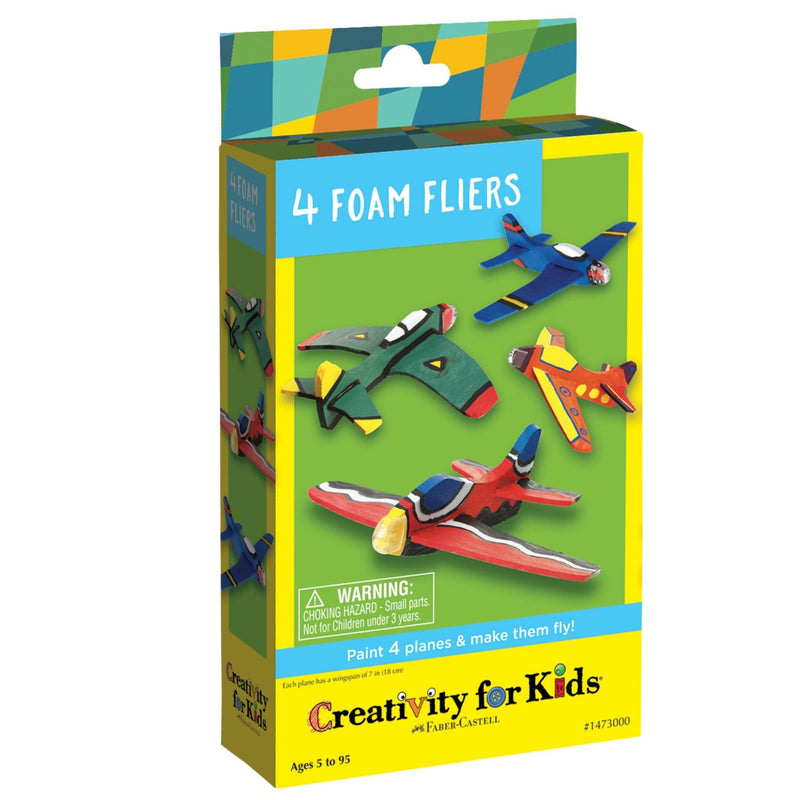 4 Foam Fliers Stunt Squadron Mini Kit - DIY Craft Kit - Needle and Grain