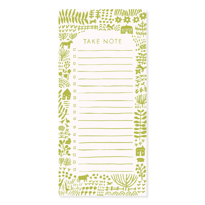 Folksy Home List Notepad