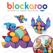 50 Piece Blockaroo Magnetic Foam Blocks Trunk Set - Needle and Grain