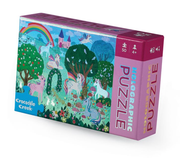 50-Piece Mini Holographic Puzzle - Sparkling Unicorn - Needle and Grain