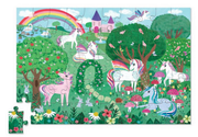 50-Piece Mini Holographic Puzzle - Sparkling Unicorn - Needle and Grain