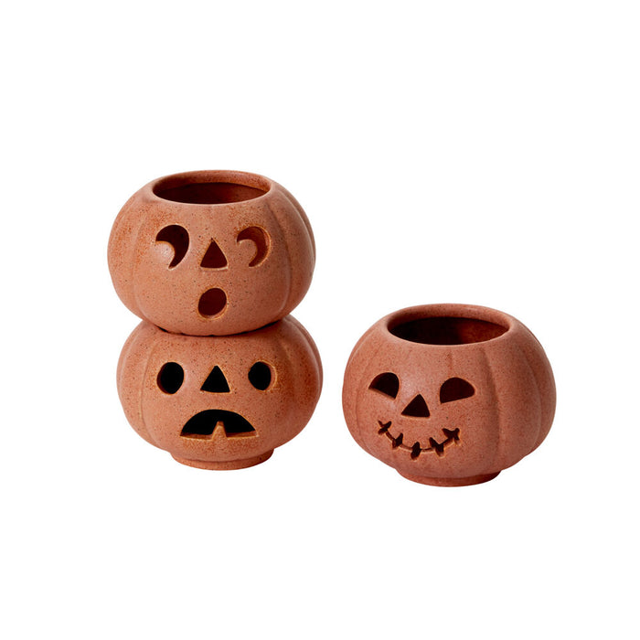 Grinning Pumpkins Votive Holders