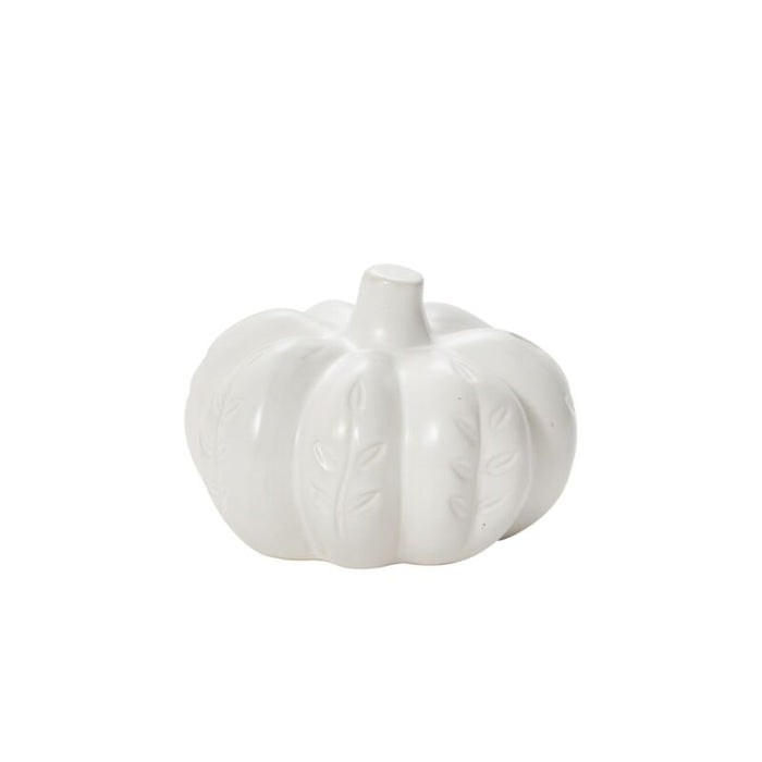 White Ceramic Pumpkins