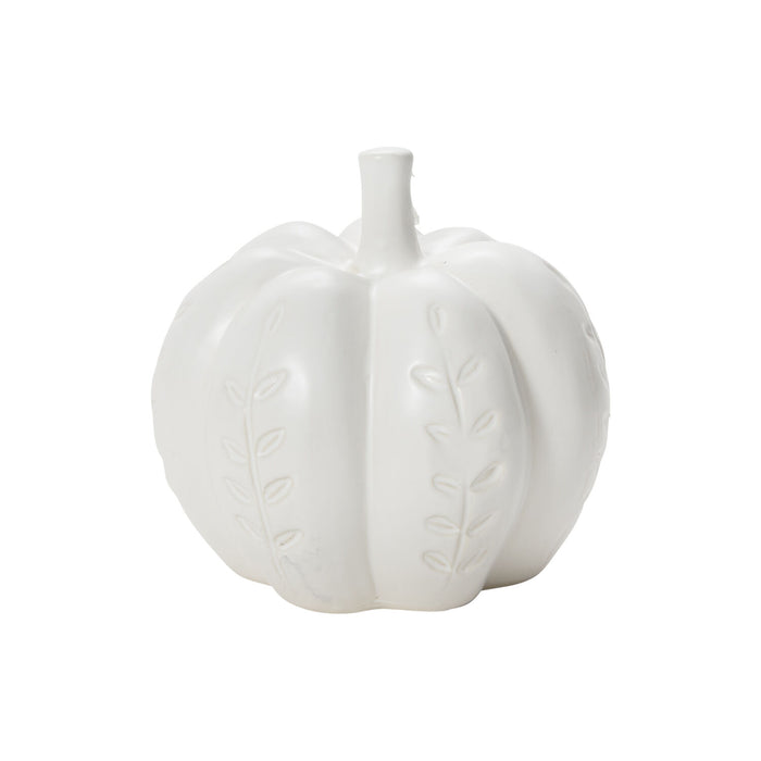 White Ceramic Pumpkins