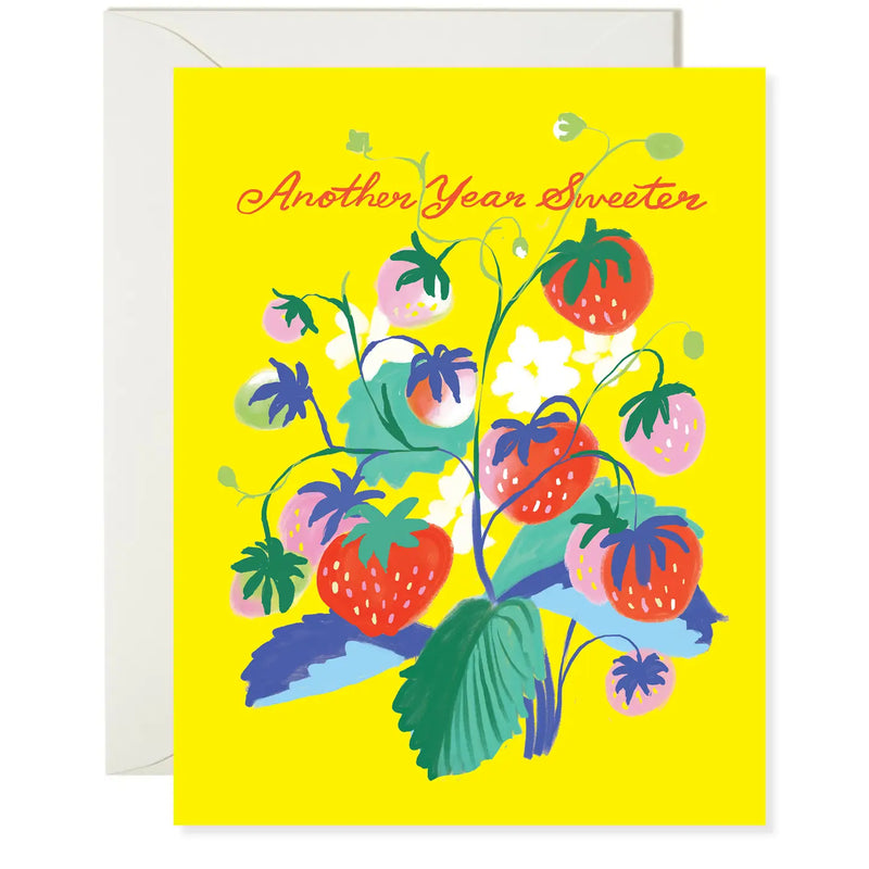 Strawberry Birthday Card