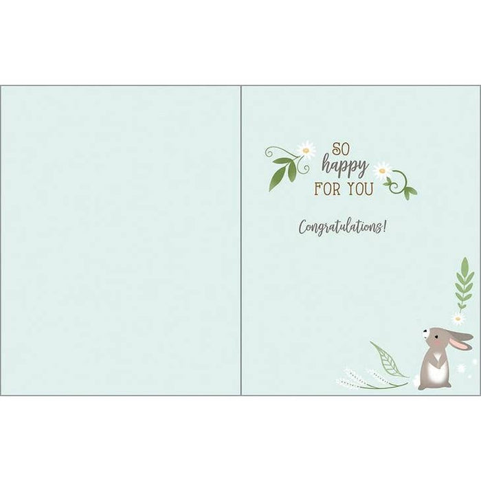 Baby Greeting Card - Little Bunnies