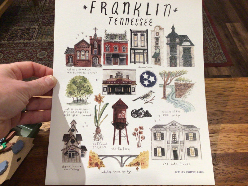 Franklin, Tennesse Art Print