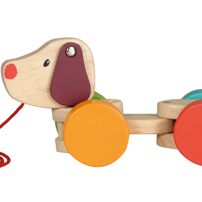 Wooden Pull-Along Dog