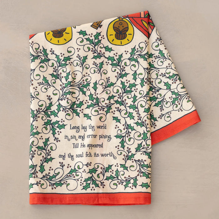 O Holy Night Christmas Tea Towel