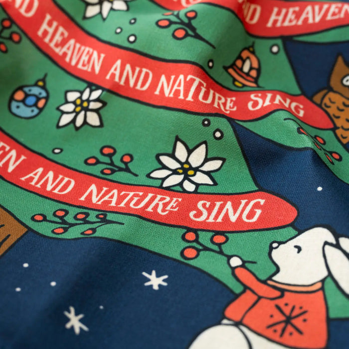 Joy To the World Christmas Tea Towel