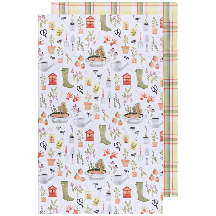 Garden Coordinated Dish Towels Set