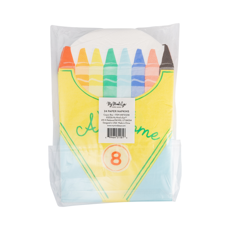 Crayon Box Shaped Dinner Napkin