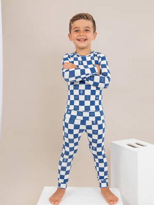 Check It Out 2 Piece Bamboo Pajamas