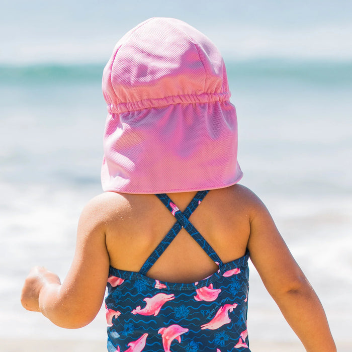 Light Pink Breathable Flap Sun Hat