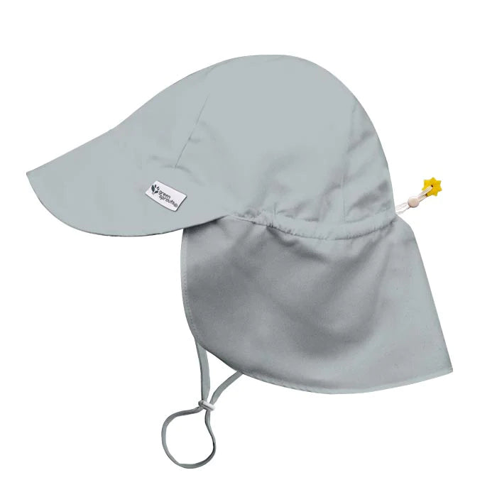 Flap Sun Hat in Gray