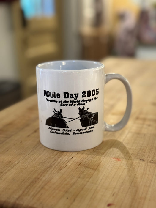 Vintage mule day mugs