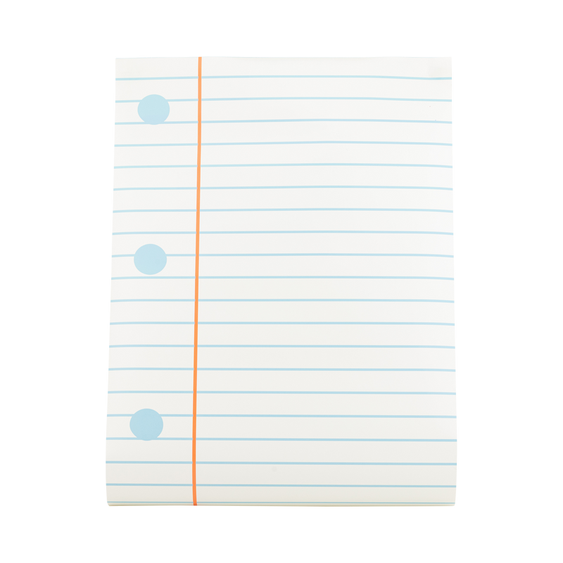 School Lined Paper Table Runner