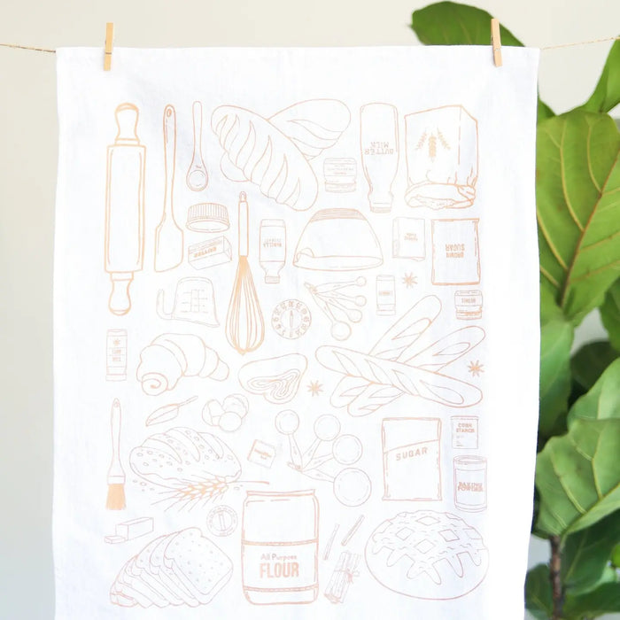 Bread Baking Tea Towel