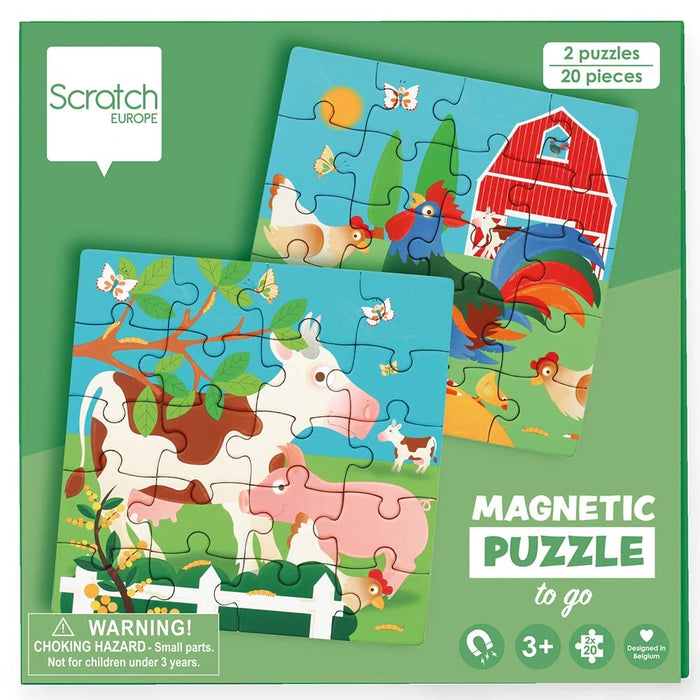 Magnetic Puzzle Book : Farm