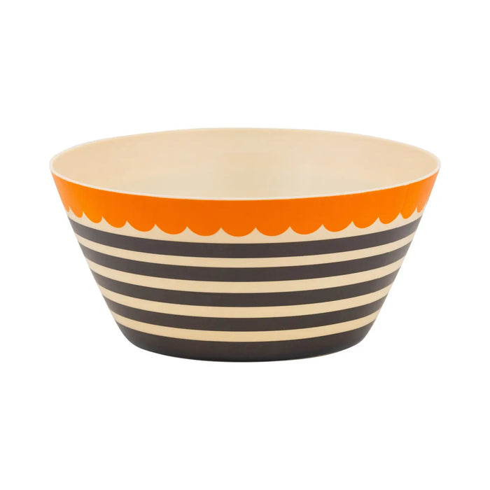 Halloween Striped Bamboo Bowl