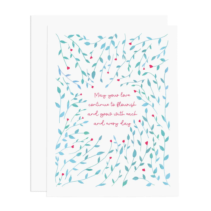 May Your Love Continue to Grow Greeting Card
