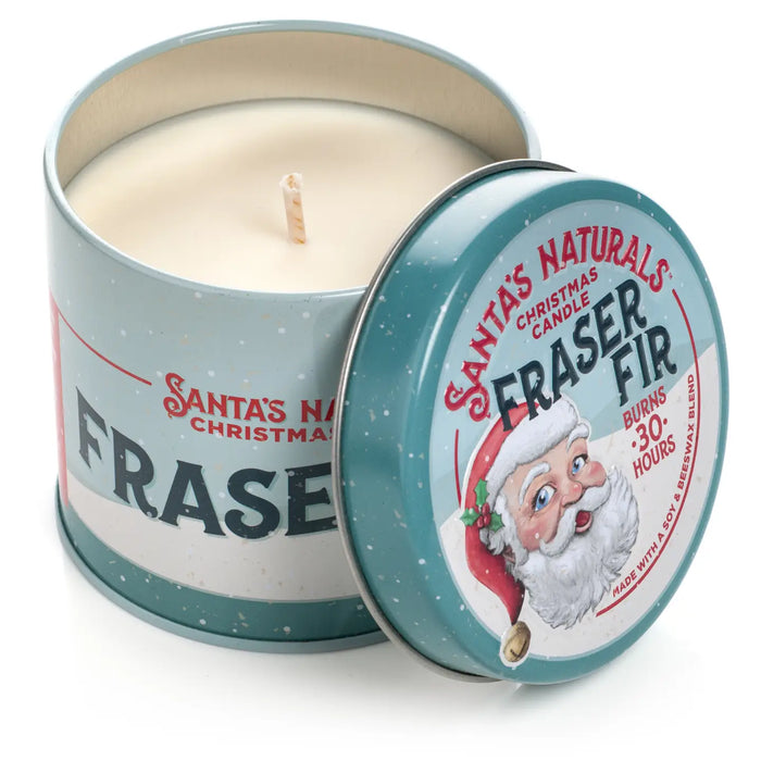 Santa's Naturals Christmas Candle in Fraser Fir